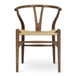 Carl Hansen - CH24 Y-Stolen Ek/ Snöre Natur Rökfärgad Olja - Matstolar - Hans J. Wegner - Papper/Trä