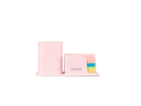 Colourbook Bloom Porte-stylo avec plateau de bureau 400 pages Rose orchidée