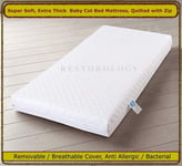 Joie Kubbie Travel Cot compatible and Fit Foam Mattress ONLY,Breathable 90x52 cm