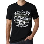 Homme Tee-Shirt San Diego Californie Été Sans Fin 1963 - San Diego California Endless Summer 1963 - 61 Ans T-Shirt Graphique Idée Cadeau 61e Anniversaire Vintage Année 1963 Nouveauté