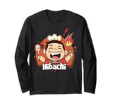 Hibachi Grill Teppanyaki Barbeque Japanese Cuisine Long Sleeve T-Shirt