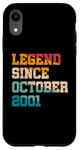 iPhone XR 23 Years Old Gifts Legend Since October 2001 23rd Birthday Case