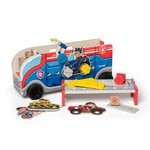 Melissa & Doug PAW Patrol Véhicule de mission, Jouet en bois, La Pat' Patrouille, Jouet éducatif Montessori,Jouets de développement, Jouet d'Éveil, Cadeaux pour garçon ou fille de 3 4 5 6 ans