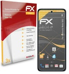 atFoliX 3x Screen Protection Film for Motorola Moto G62 matt&shockproof