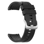 22mm Silicone Adjustable Watchband Bracelet Strap w/Buckle for Amazfit GTR 47mm