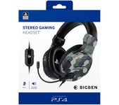 BIG BEN Nacon Big Ben Wired PS5 Gaming Headset - Camo, Green