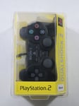 CONTROLLER DUAL SHOCK 2 SONY PLAYSTATION 2 (PS2) (NOIR - BLACK) EURO (NEUF - BRA