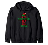 Family Matching I'm The Shopping Elf Christmas Zip Hoodie