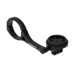 Lezyne Garmin/Wahoo GPS Forward Mount - Black / with GoPro Attachment