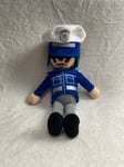 NWT Policeman Playmobil soft toy plush doll Famosa Softies