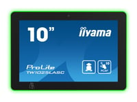 Iiyama Prolite Tw1025lasc-B1pnr - Android Pc - Touch Panel Pc 1 Rk3399 Upp Till - Ram 4 Gb - Ssd - Emmc 32 Gb - Gigabit Ethernet, Bluetooth 5.2 - Android 12 - Skärm: Led 10.1" 1280 X 800 (Wxga) Pekskärm - Svart