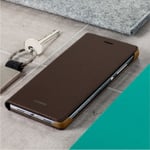 ETUI COQUE OFFICIELLE POUR HUAWEI P8 MARRON