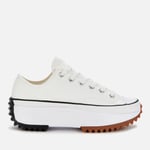 Converse Run Star Hike Ox Trainers - White/Black/Gum - UK10