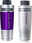 Osmo Super Silver No Yellow Shampoo & Silverising Conditioner 300 ml Twin Pack