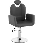 Fauteuil de coiffeur LIVORNO GRAY 510 - 650 mm réglable en hauteur 150 kg