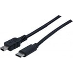 CORDON USB 2.0 TypeC / MINI B - 2,0 M