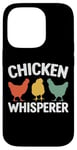 Coque pour iPhone 14 Pro Appel à tous les amateurs de poulet : Chicken Lover is Fun