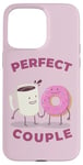 iPhone 15 Pro Max FUNNY COUPLE THE PERFECT COUPLE COFFEE AND DONUTS PERFECT Case