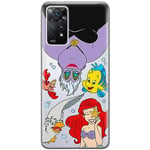 ERT GROUP Coque de téléphone Portable pour Xiaomi REDMI Note 11 Pro 5G/ 11 Pro 4G Original et sous Licence Officielle Disney Motif Ariel 008 adapté à la Forme du téléphone Portable, partiel imprimé