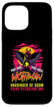 Coque pour iPhone 13 Pro Max Mothman Funny Cryptide Harbinger of Doom, mi-homme, mi-mois