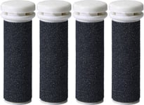 4 x Emjoi SUPER EXTREME Coarse Micro Mineral Replacement Rollers for Micro Pedi