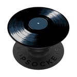 Tourne-disque vinyle rétro PopSockets PopGrip Adhésif