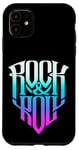 Coque pour iPhone 11 I Love Rock & Roll Tee, Rock and Roll Fashion Graphic Design