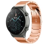 Strap-it Bracelet métal - compatible pour Huawei Watch GT 2 Pro (or rose)