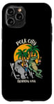 Coque pour iPhone 11 Pro Polk City Florida USA Manaté et alligator