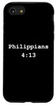 iPhone SE (2020) / 7 / 8 Christian faith holy bible verses typeset Philippians 4:13 Case