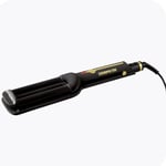 Cosmopolitan Hair Waver Curling Wand 3 Barrel Beach Waver Mermaid Ceramic Black