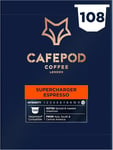 CafePod Coffee Pods Compatible With Nespresso Supercharger Espresso 108 Capsules