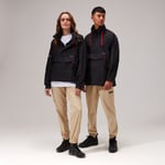 Unisex Single Point Wind Smock Jackets - Black