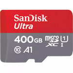 SanDisk 400GB Ultra Micro SD (SDXC) 100MBs + Adapter