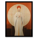 Worship The Divine Feminine Spiritual Living Room Framed Wall Art Print