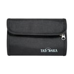 Tatonka ID Wallet RFID B - Velcro Wallet with 3 Credit Card Compartments, 2 Viewing Windows, Note Compartment and Zip Compartment for Coins - 14.5 x 9.5 x 1 cm - RFID Blocker, Black, 14,5 x 9,5 x 1