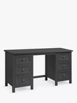 Julian Bowen Maine 6 Drawer Dressing Table, Anthracite