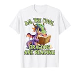 All The Cool Dragons Are Reading Dragon Teacher T-Shirt