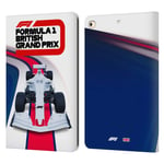 Head Case Designs Officially Licensed Formula 1 F1 Britain Grand Prix World Championship Leather Book Wallet Case Cover Compatible With Apple iPad 9.7 2017 / iPad 9.7 2018