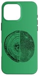 Coque pour iPhone 16 Pro Max Anneaux d'arbre et empreintes de doigts