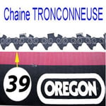 Chaine OREGON tronconneuse 39 maillons entraineur 3/8 mini 1.3