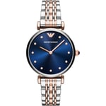 Emporio Armani Womens AR11092 Watch - Silver & Gold material_stainless_steel1 - One Size