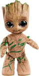 Mattel Marvel Plush, Groovin’ Groot Dancing and Talking Plush Figure from Disney+ Series I Am Groot, Soft Toy for Gifts and Collectors, HJM23