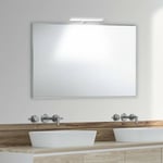 Miroir de salle de bains sur mesure avec cadre extérieur en aluminium jusqu'é 70 cm jusqu'é 150 cm