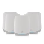 NETGEAR Système Mesh WiFi 6 Tri Band Orbi (RBK765S), Pack de 5, WiFi 6 Mesh AX5400, jusqu'à 5.4 Gbit/s, Couverture de 875m², Murs épais, Compatible toutes générations de Box, Armor Offert Pendant 1 an