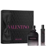 Valentino Born in Roma Uomo 50ml EDT & 15ml Travel Spray Gift Set