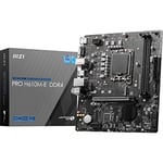 MSI Pro H610M-E DDR4 Carte mère, Micro-ATX - pour processeur Intel de 14e, 13e et 12e gén., LGA 1700 - DDR4 Memory Boost 3200MHz/MAX, PCIe 4.0 x16, M.2 Gen3