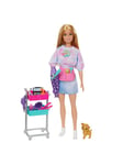 Barbie Malibu Stylist Doll & 14 Accessories Playset