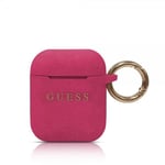 Guess AirPods (1/2) Kuori Logolla Magenta