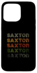 Coque pour iPhone 15 Pro Max Love Heart Saxton Tee Grunge Vintage Style Saxton Noir